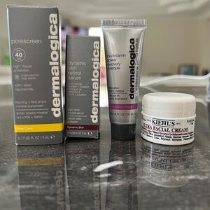 Dermalogica & Kiehl’s Travel Size Face Care Bundle - All New!